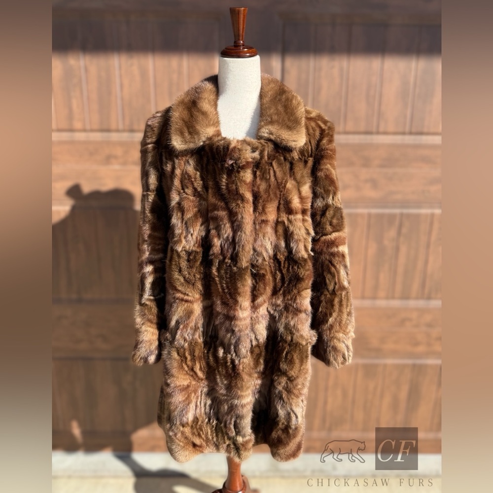 L Sable Paw Fur Stroller Coat Real Fur Genuine Fur Russian Sable Unbranded Vntg